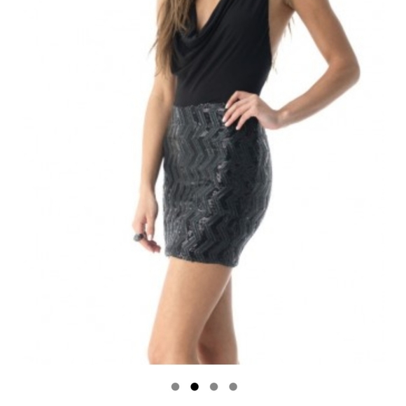 Women's HILON Mini Dress Black from SKY. Size L - Picture 2 of 6